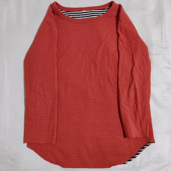 💖3/$25💖 Long Sleeve Reversible Striped Shirt - Picture 2 of 3